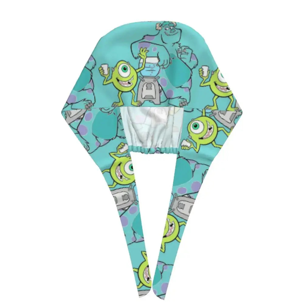 Customized adjustable work cap with Monsters University cartoon, surgical cap for men and women, surgical cap for nursing, doctor and surgeon MedSurgery Store For Digital Health