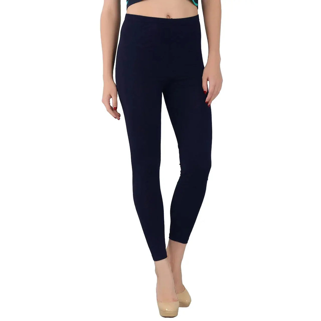 Women's bamboo fiber stretch leggings, nine point pants, casual, plus size, spring, summer and fall, new from 2024 DSers Fulfillment