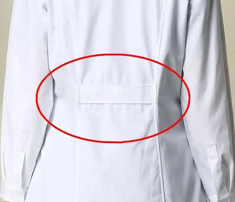 White lab coat, long sleeve female scrubs, male isolation scrubs, lab scrubs, nurse and student scrubs MedSurgery Store For Digital Health
