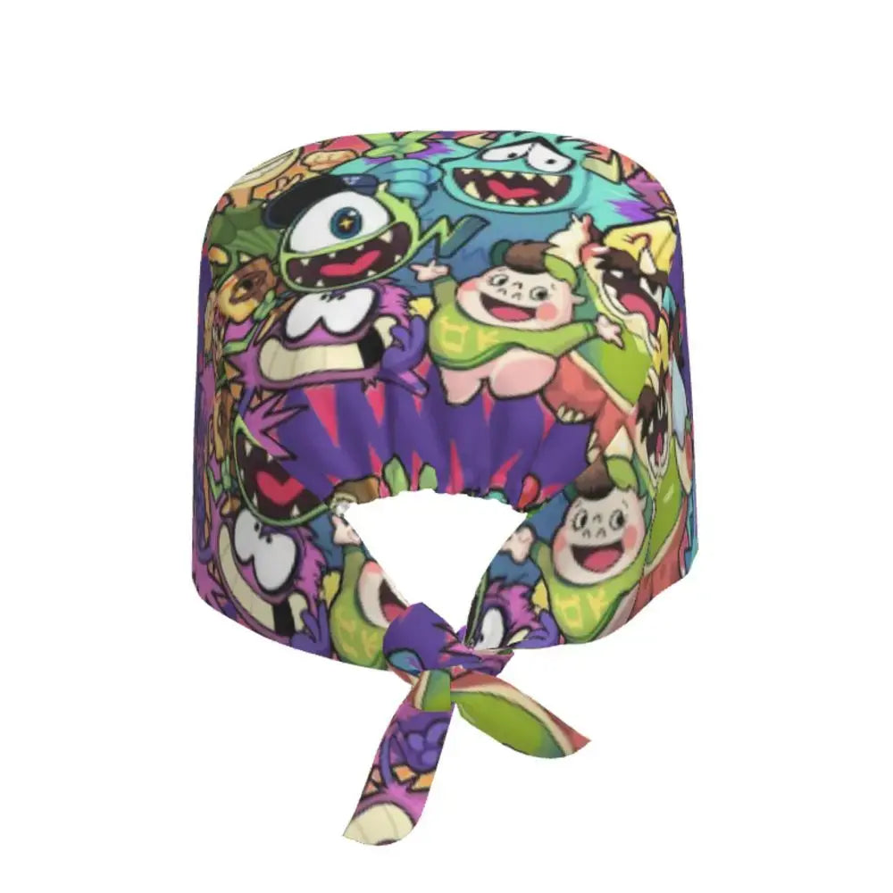 Customized adjustable work cap with Monsters University cartoon, surgical cap for men and women, surgical cap for nursing, doctor and surgeon MedSurgery Store For Digital Health