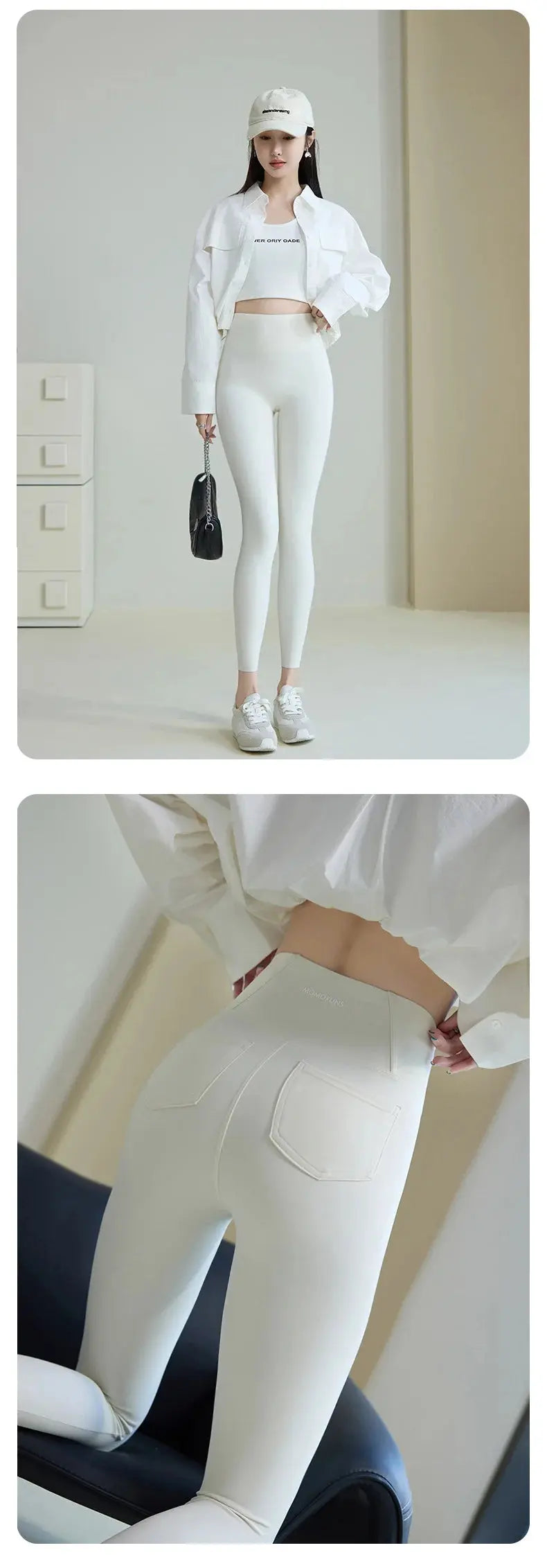 BIVIGAOS 2025 Spring Summer back pocket Sharkskin Leggings women's tight white Casual sport Fitness Leggings Leggings skinny pants MedSurgery Store For Digital Health
