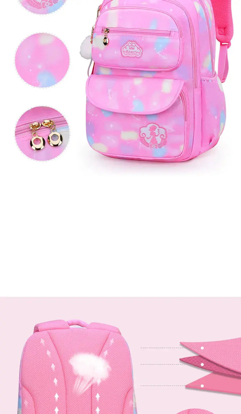Girls school backpack, children's backpack, boy, teenager, primary class school backpack, women's backpack, teenage backpack kit MedSurgery Store For Digital Health