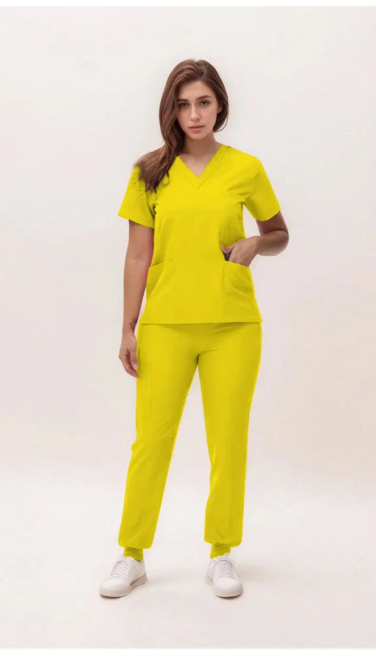 2025 new v-neck nursing scrubs, jogging pants, surgical scrubs sets, dentist nursing scrubs, hospital scrubs, hospital scrubs S21 MedSurgery Store For Digital Health