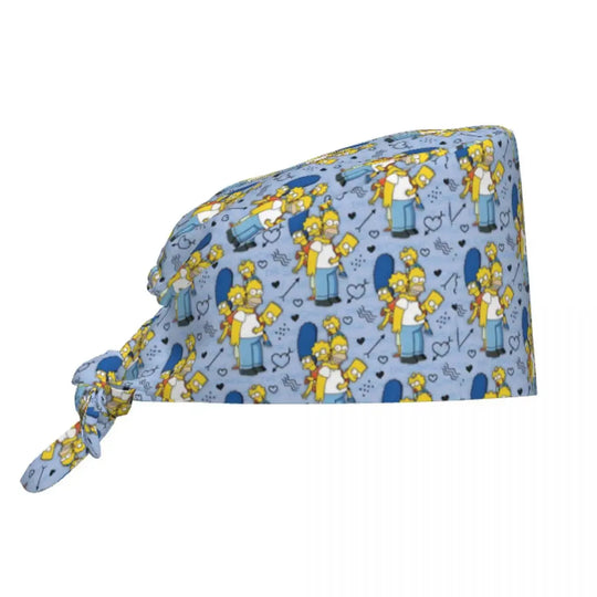 Personalized adjustable work cap with brain explosion, Simpsons surgical cap, surgical cap for nursing, doctor, surgeon, for Chef MedSurgery Store For Digital Health