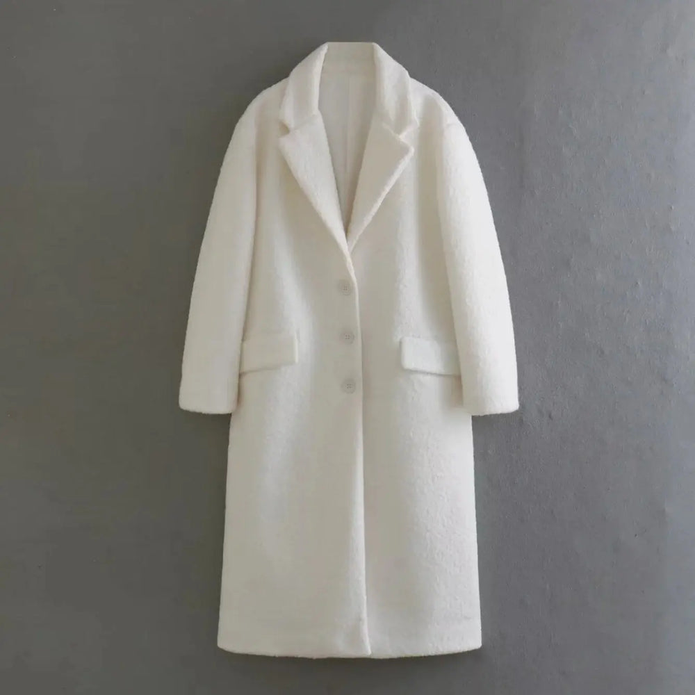 2025 Women's wool long cardigan Autumn Winter women's cashmere coat medium long wool blends long sleeve elegant single breasted clothing MedSurgery Store For Digital Health