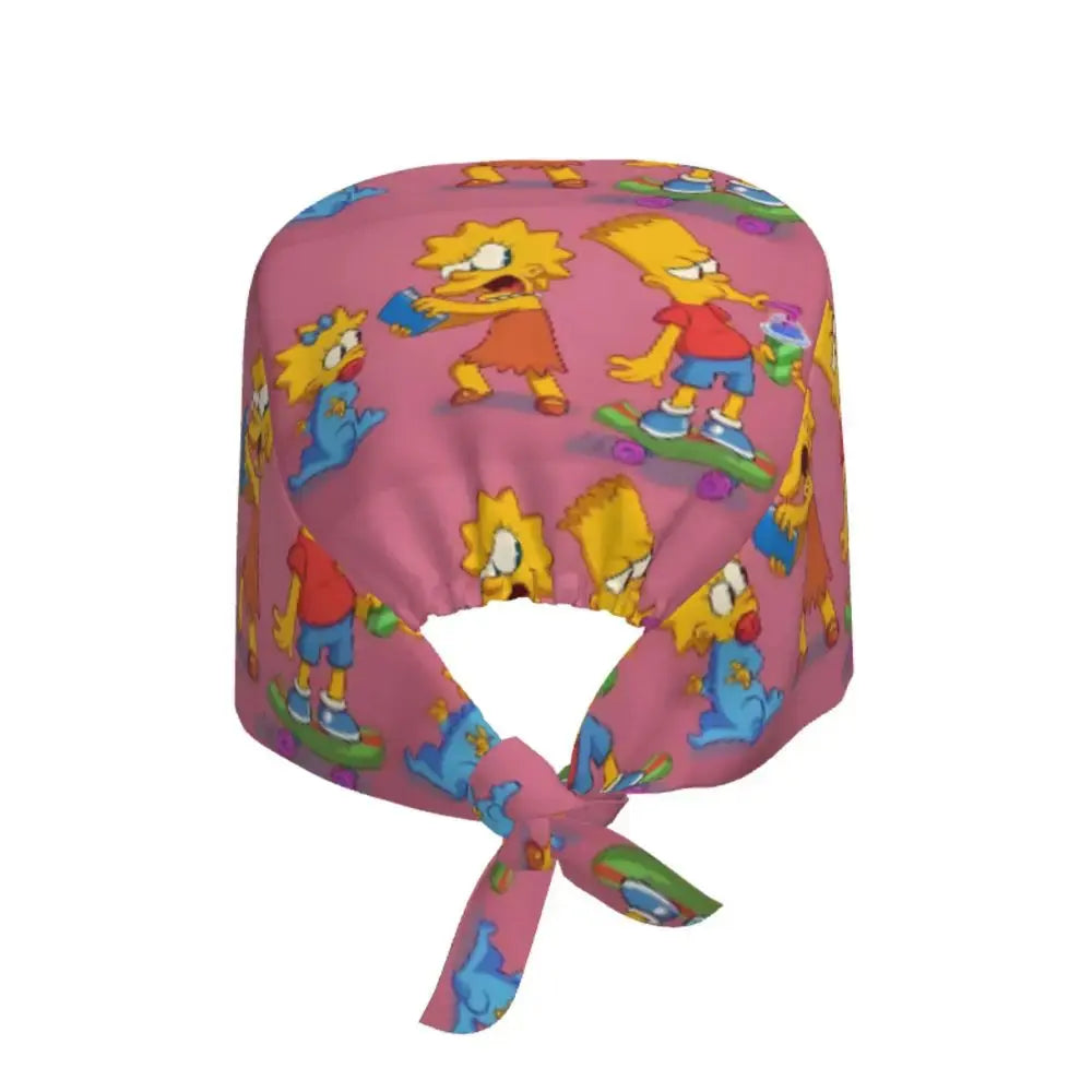 Personalized adjustable work cap with brain explosion, Simpsons surgical cap, surgical cap for nursing, doctor, surgeon, for Chef MedSurgery Store For Digital Health