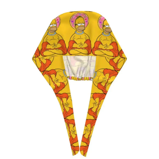 Customized The Simpsons Cartoon Cartoon Medical Staff Scrubs Hat Men Women Doctor Nursing Surgical Scrub Caps MedSurgery Store For Digital Health