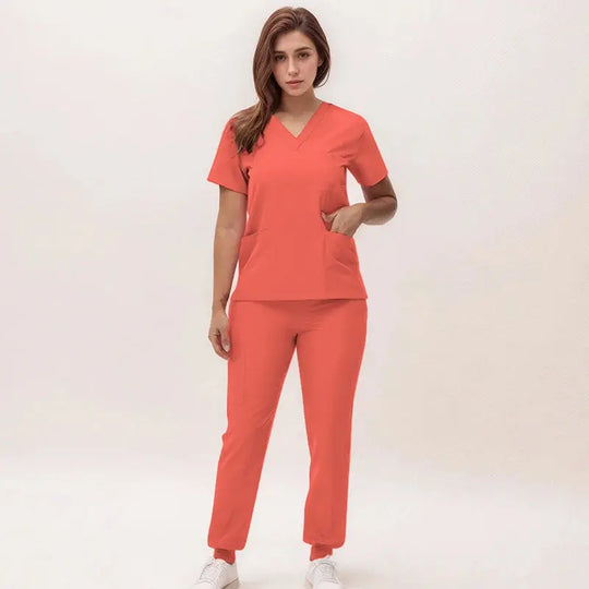 2025 new v-neck nursing scrubs, jogging pants, surgical scrubs sets, dentist nursing scrubs, hospital scrubs, hospital scrubs S21 MedSurgery Store For Digital Health