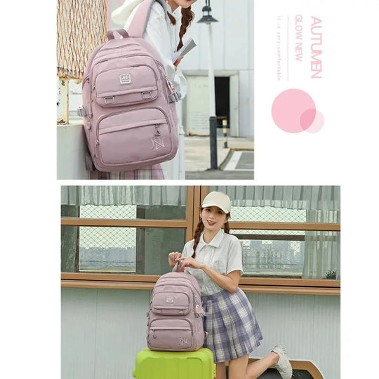 Girls school backpack, children's backpack, boy, teenager, primary class school backpack, women's backpack, teenage backpack kit MedSurgery Store For Digital Health