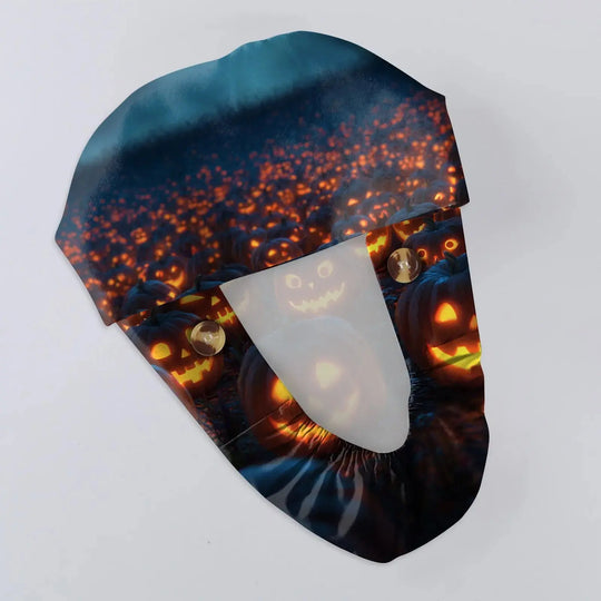 Surgical Cap for Doctors or Nurses with Unisex Halloween Print - Scrub Cap with Print for Medical Work. Casual Style made of Cotton, Comfortable and Stylish. CJdropshipping