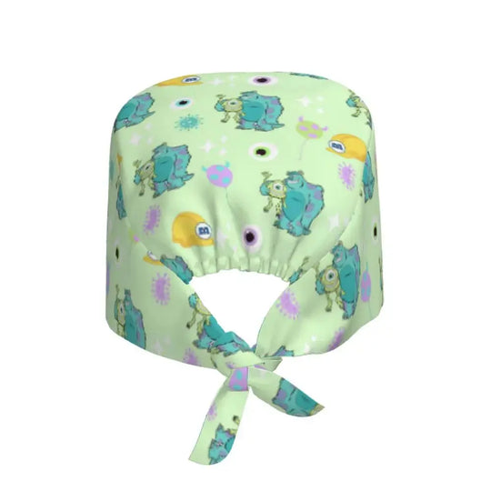 Customized adjustable work cap with Monsters University cartoon, surgical cap for men and women, surgical cap for nursing, doctor and surgeon MedSurgery Store For Digital Health