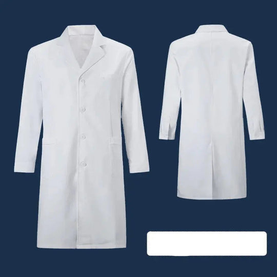 White coat, Experimental clothing for college students, men's and women's long sleeve medical clothing, chemistry and medicine short sleeve MedSurgery Store For Digital Health