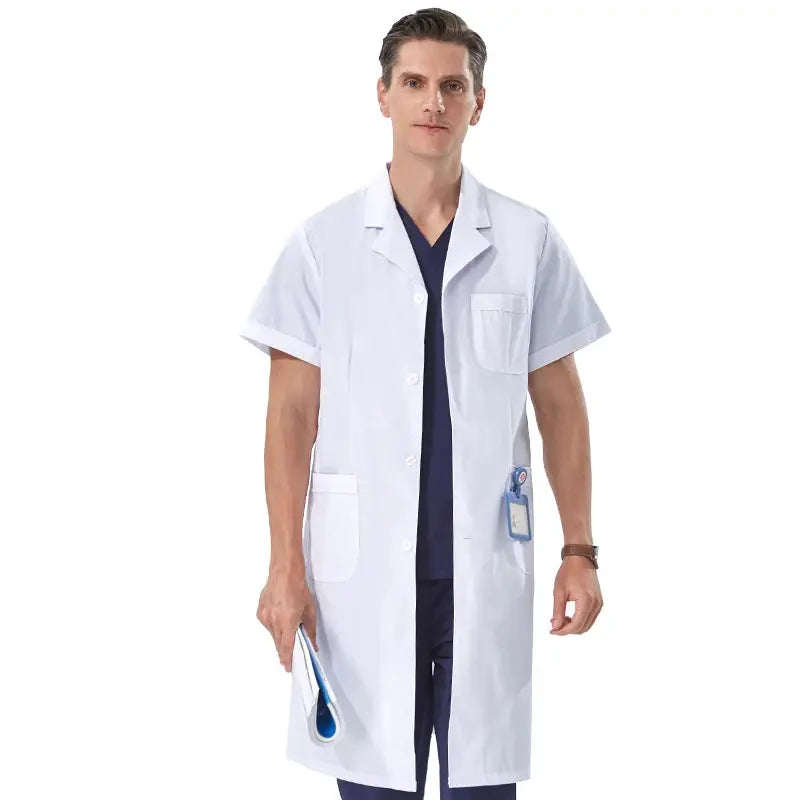 Cheap white lab coat for women, men, students, chemistry, healthcare professional, nurse, long sleeve, doctor's lab coat XK002 MedSurgery Store For Digital Health