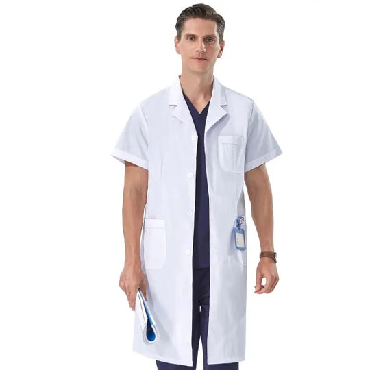 Cheap white lab coat for women, men, students, chemistry, healthcare professional, nurse, long sleeve, doctor's lab coat XK002 MedSurgery Store For Digital Health