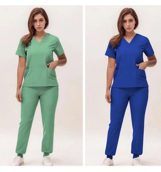 2025 new v-neck nursing scrubs, jogging pants, surgical scrubs sets, dentist nursing scrubs, hospital scrubs, hospital scrubs S21 MedSurgery Store For Digital Health