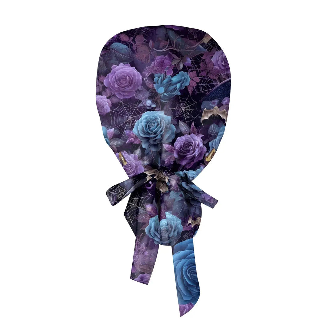 Surgical Cap for Doctors or Nurses with Unisex Halloween Print - Scrub Cap with Print for Medical Work. Casual Style made of Cotton, Comfortable and Stylish. CJdropshipping