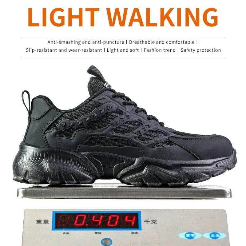 White safety shoes for men and women, shockproof, anti-puncture, anti-puncture, insulation, 6kv, wear-resistant, black, white, breathable, lightweight MedSurgery Store For Digital Health