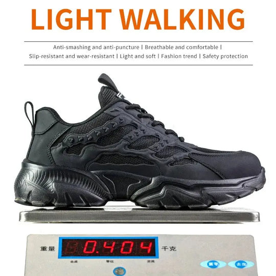 White safety shoes for men and women, shockproof, anti-puncture, anti-puncture, insulation, 6kv, wear-resistant, black, white, breathable, lightweight MedSurgery Store For Digital Health