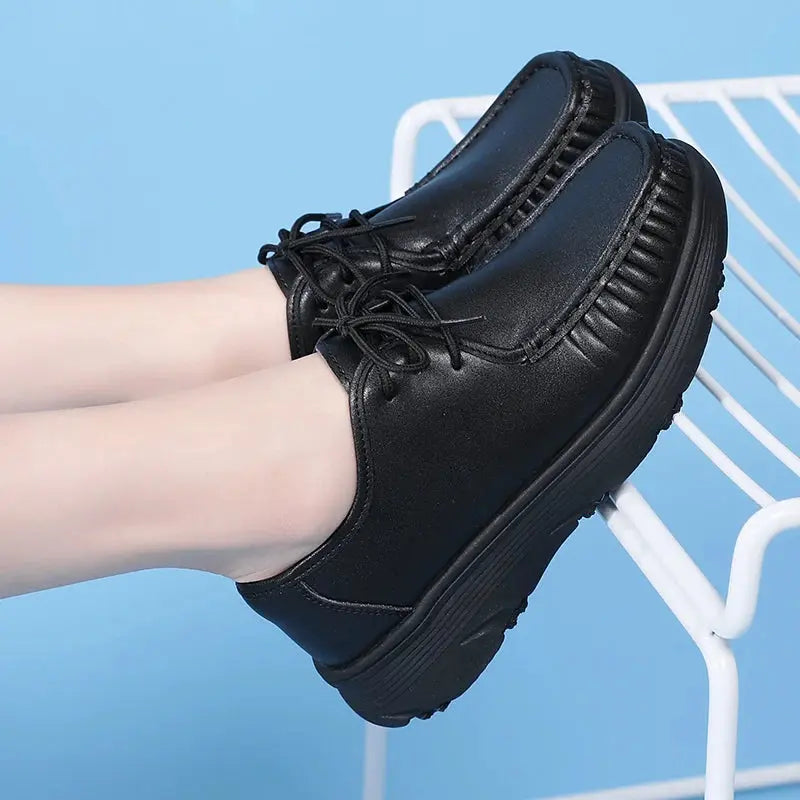 STRONGSHEN, white platform shoes, women's nursing shoes, light and comfortable casual work shoes, women's fashion slip-on shoes MedSurgery Store For Digital Health