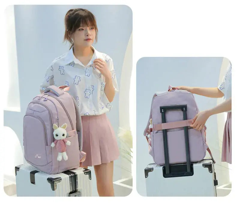 Girls school backpack, children's backpack, boy, teenager, primary class school backpack, women's backpack, teenage backpack kit MedSurgery Store For Digital Health
