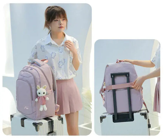 Girls school backpack, children's backpack, boy, teenager, primary class school backpack, women's backpack, teenage backpack kit MedSurgery Store For Digital Health