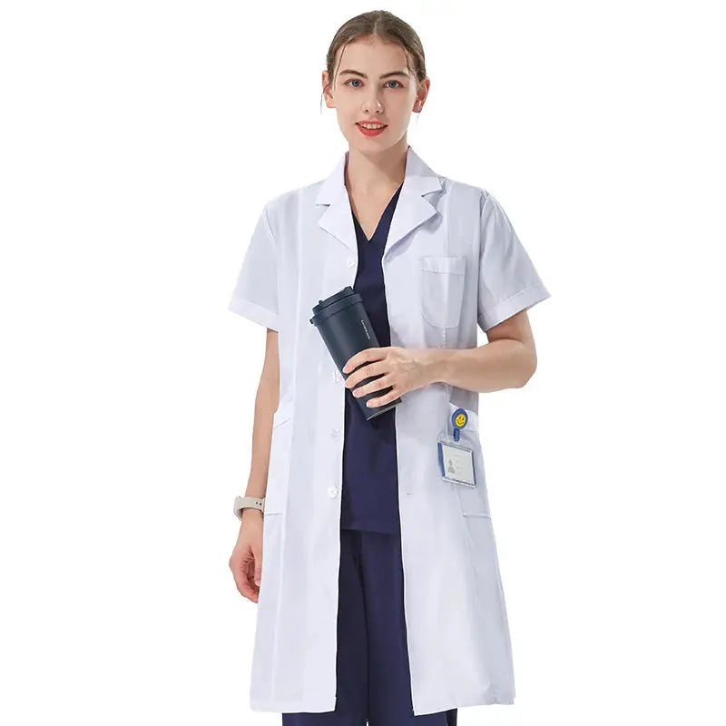 Cheap white lab coat for women, men, students, chemistry, healthcare professional, nurse, long sleeve, doctor's lab coat XK002 MedSurgery Store For Digital Health