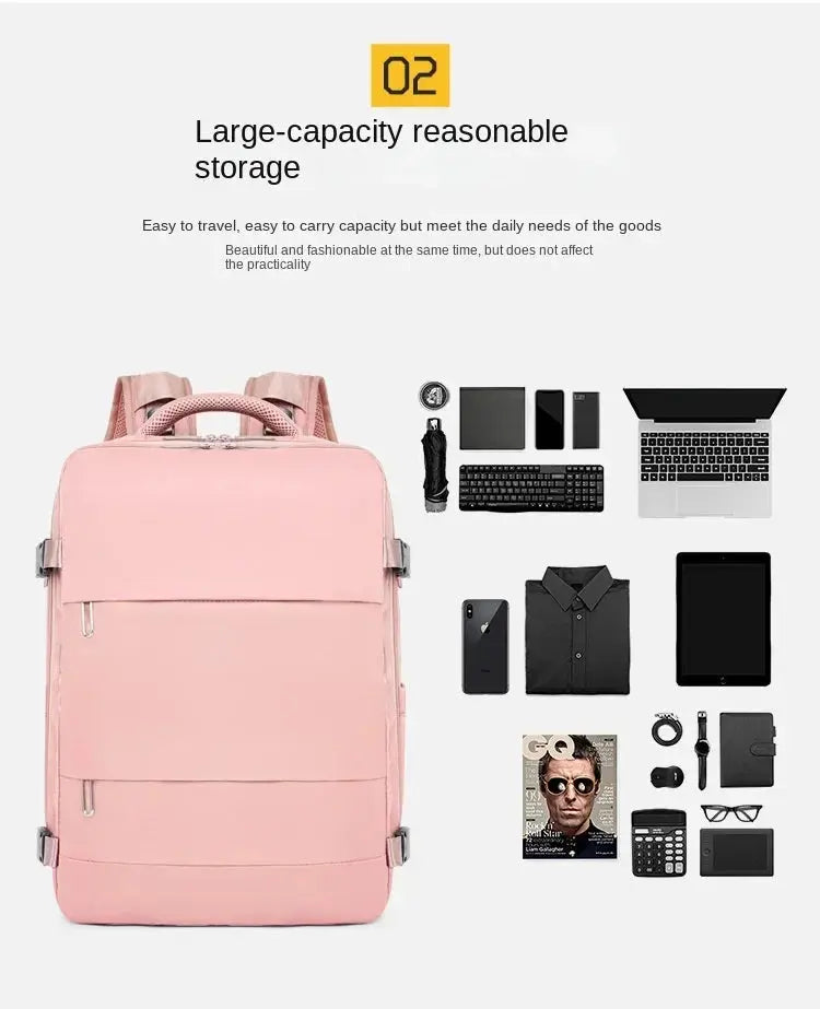 Women's travel backpack, carry-on backpack, TSA laptop backpack, flight approved college nursing bag, casual weekend backpack MedSurgery Store For Digital Health