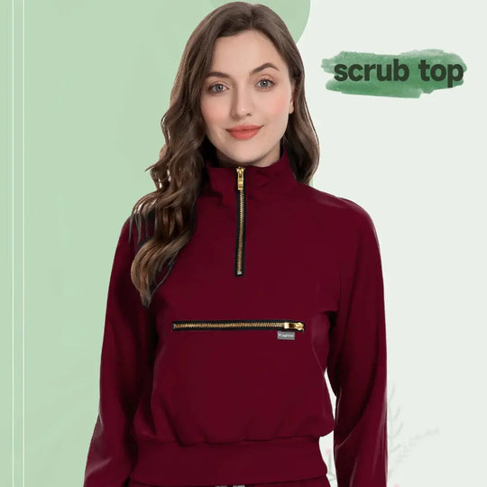 MSORMOSIA Elite Surgical Jacket - Elastic Scrub Jacket with Professional Pockets (MSO-42035-37) CJdropshipping