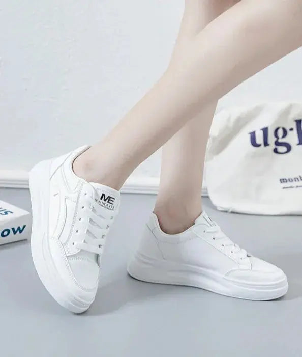 New Women's Shoes, White Winter Sneakers, Breathable Platform Shoes, Women's Tennis Shoes, Women's Fashion Casual Sneakers, Shoes MedSurgery Store For Digital Health