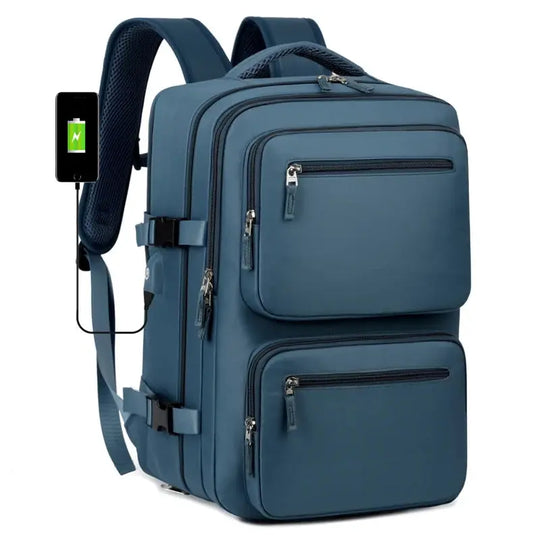 Large travel backpack for women and men, cabin bag, multifunctional waterproof airplane backpack with USB charging, anti-theft backpack MedSurgery Store For Digital Health