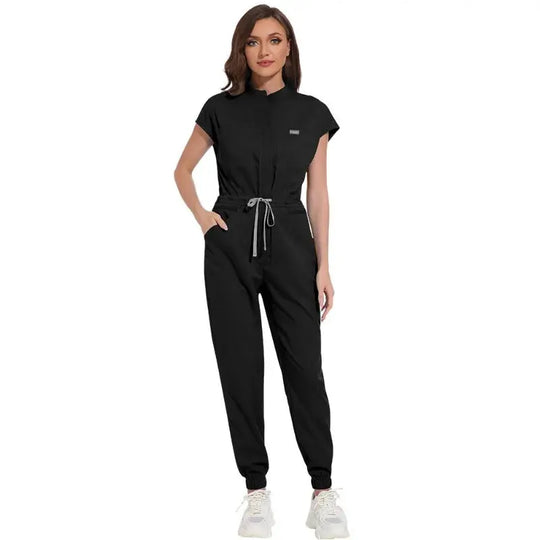 Wholesale medical scrubs, women's scrub uniform, short sleeve jumpsuit, Hospital scrubs, scrub uniforms with pocket CJdropshipping