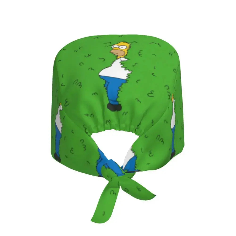 Customized The Simpsons Cartoon Cartoon Medical Staff Scrubs Hat Men Women Doctor Nursing Surgical Scrub Caps MedSurgery Store For Digital Health