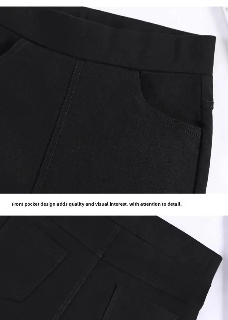Women's high waist white thin leggings, summer eighteen adeazant plones, small foot plones sie... MedSurgery Store For Digital Health