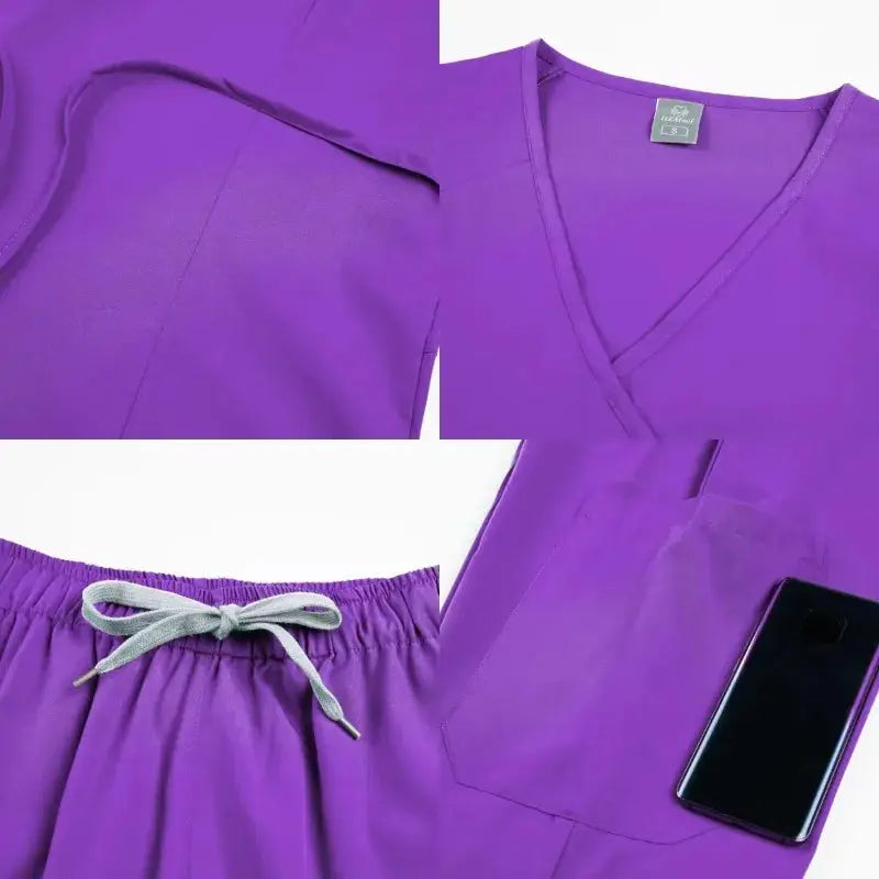 New medical scrubs set, doctor uniform, scrubs, surgery coveralls, beauty salon workwear, dentistry workwear set CJdropshipping.