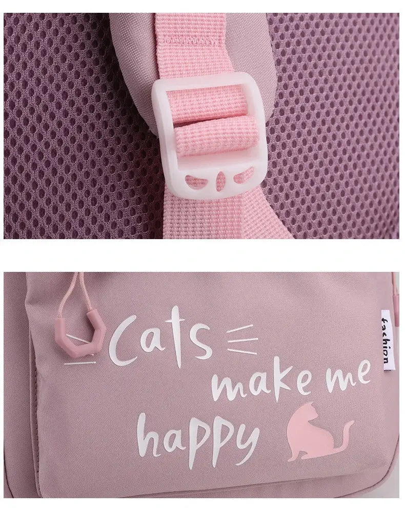 Girls school backpack, children's backpack, boy, teenager, primary class school backpack, women's backpack, teenage backpack kit MedSurgery Store For Digital Health