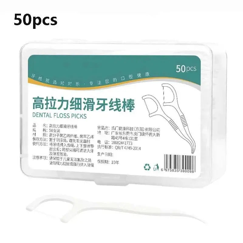 1/2/5/10 portable disposable dental floss box, plastic toothpick, high tension dental floss stick, dental floss box Oral Care MedSurgery Store For Digital Health
