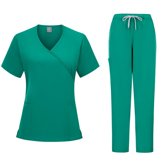 New medical scrubs set, doctor uniform, scrubs, surgery coveralls, beauty salon workwear, dentistry workwear set CJdropshipping.