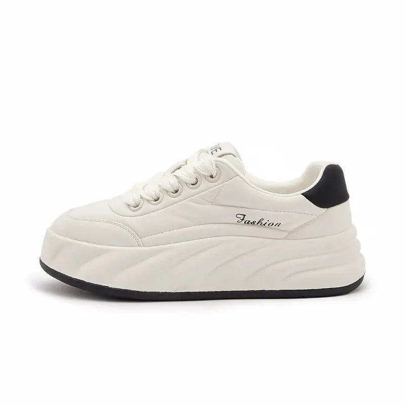 Women's white shoes 2025, new flat sneakers, Korean style, casual sports, versatile bread shoes MedSurgery Store For Digital Health