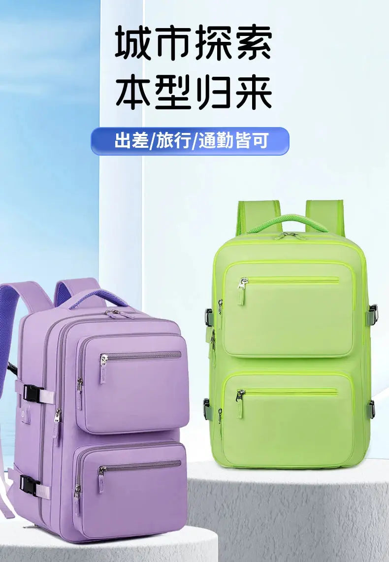 Large travel backpack for women and men, cabin bag, multifunctional waterproof airplane backpack with USB charging, anti-theft backpack MedSurgery Store For Digital Health