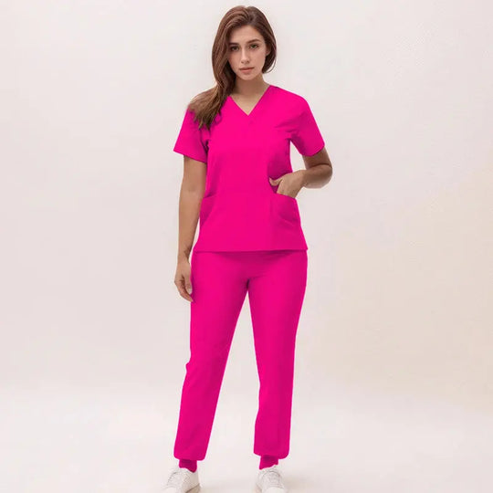 2025 new v-neck nursing scrubs, jogging pants, surgical scrubs sets, dentist nursing scrubs, hospital scrubs, hospital scrubs S21 MedSurgery Store For Digital Health