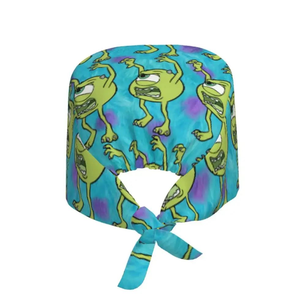 Customized adjustable work cap with Monsters University cartoon, surgical cap for men and women, surgical cap for nursing, doctor and surgeon MedSurgery Store For Digital Health