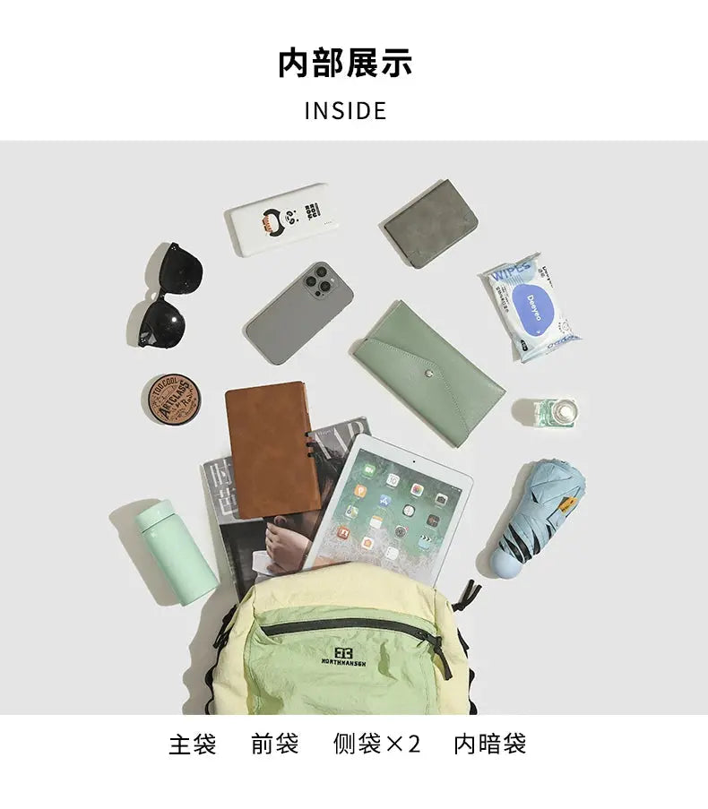 Outdoor double shoulder backpack for women, large capacity. It is portable and suitable for commuting, traveling. It is a cas MedSurgery Store For Digital Health