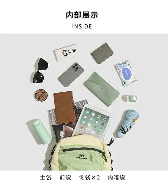 Outdoor double shoulder backpack for women, large capacity. It is portable and suitable for commuting, traveling. It is a cas MedSurgery Store For Digital Health