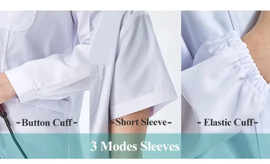 Cheap white lab coat for women, men, students, chemistry, healthcare professional, nurse, long sleeve, doctor's lab coat XK002 MedSurgery Store For Digital Health