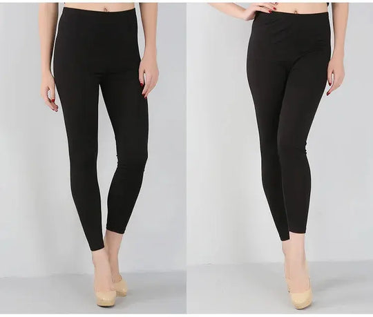 Women's bamboo fiber stretch leggings, nine point pants, casual, plus size, spring, summer and fall, new from 2024 DSers Fulfillment