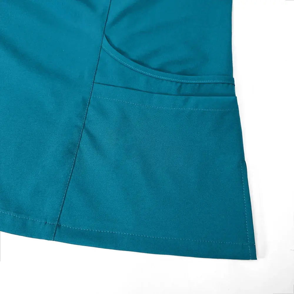 Women's gown set, V-neck pocket top, exfoliating jogging pants with drawstring, nursing scrubs, surgical scrubs CJdropshipping