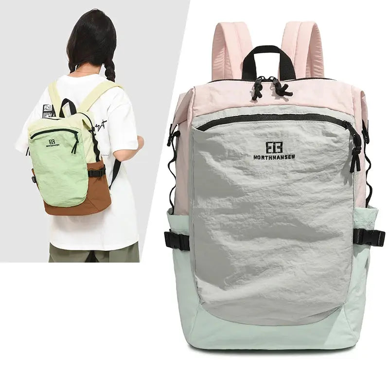 Outdoor double shoulder backpack for women, large capacity. It is portable and suitable for commuting, traveling. It is a cas MedSurgery Store For Digital Health