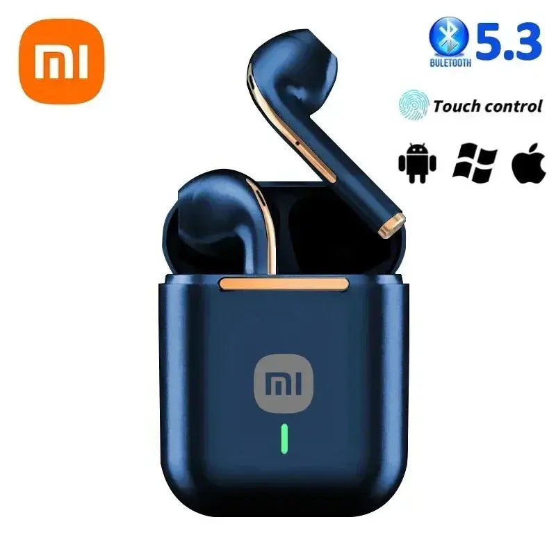XIAOMI J18 True Wireless Headset Noise Cancelling Headphones HiFI Stereo Set with Microphone In-Ear Headphones TWS Waterproof Headphones MedSurgery Store For Digital Health