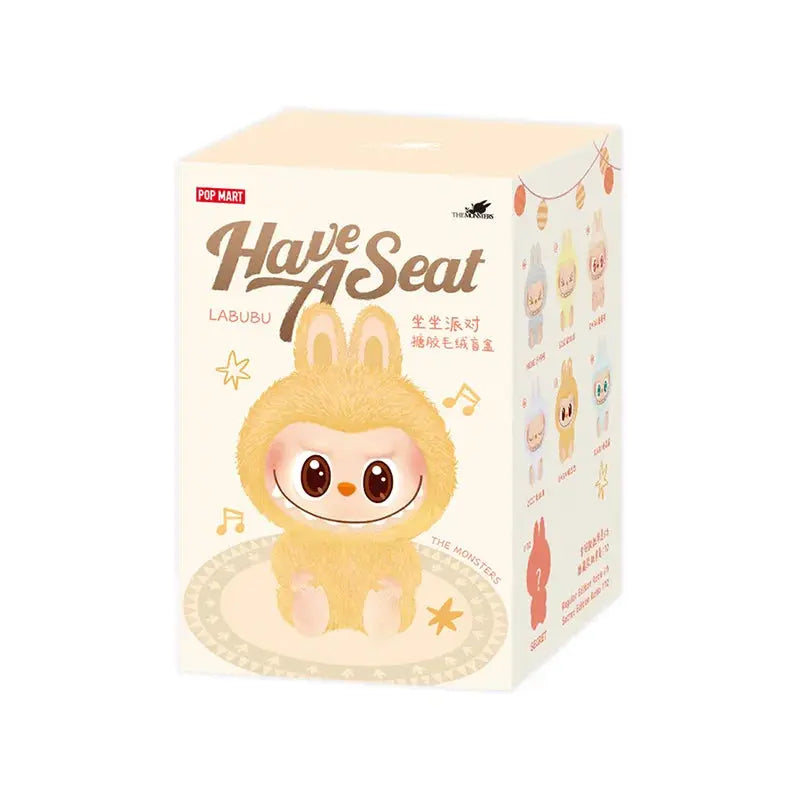 100% Authentic POP MART The Monsters-Have A Seat, Vinyl Plush Blind Box, Single Box, Random Collectible Toy, Gift Clothing MedSurgery Store For Digital Health