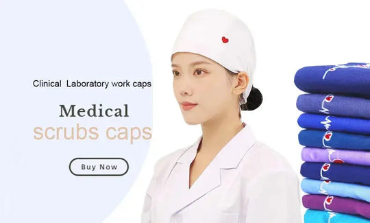 Women's white medical gown, cotton nurse medical uniform, hospital workwear, scientific laboratory pharmacy professional work uniform MedSurgery Store For Digital Health